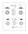 2018 Dodge Challenger Brake Disc Diagram - 68184587AD