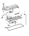 2002 Dodge Sprinter 2500 Engine Cover Diagram - 5103996AA