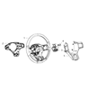 Ram 2500 Steering Wheel Diagram - 5RC751X9AA