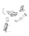 Chrysler PT Cruiser EGR Valve Diagram - RX080395AB