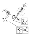 Jeep Differential Bearing Diagram - 68393985AA