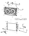 2008 Dodge Caliber Radiator Hose Diagram - 5058176AE