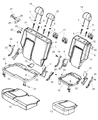2004 Jeep Liberty Seat Cushion Diagram - UZ271L2AA