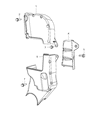 Dodge Dart Timing Cover Diagram - 4892655AB