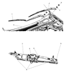 Chrysler Wiper Arm Diagram - 68028439AA