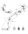 Ram C/V Exhaust Hanger Diagram - 4721749AA