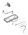 Dodge Dipstick Diagram - 5012559AA