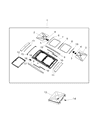 Jeep Renegade Sunroof Diagram - 5VX82LXHAA