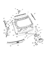 Jeep Tailgate Handle Diagram - 5VF90MSQAC