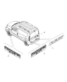 2020 Ram ProMaster City Emblem Diagram - 68235558AA