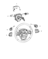 Jeep Cherokee Clock Spring Diagram - 68141120AF