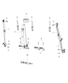 2012 Ram 2500 Seat Belt Diagram - 5KS491K2AB