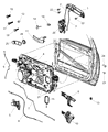 Ram 5500 Door Handle Diagram - 1GH29P61AH