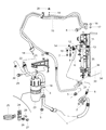 Jeep A/C Service Cap Diagram - 5189374AA