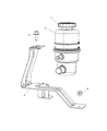Jeep Power Steering Reservoir Diagram - 52125237AA