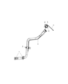 2011 Dodge Avenger Fuel Filler Neck Diagram - 5085377AC
