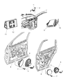 Jeep Car Speakers Diagram - 68039652AA