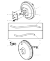 Chrysler Voyager Brake Booster Diagram - 4721721AA