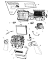 Jeep Heater Core Diagram - 68004193AA
