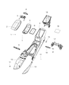 2021 Jeep Cherokee Armrest Diagram - 1WZ79LA3AD