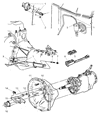 Jeep Cherokee Clutch Master Cylinder Diagram - 52107657AB