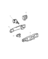 Chrysler Crossfire Door Handle Diagram - ZA67XZAAA