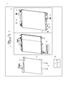 Ram 1500 Radiator Diagram - 68430021AA