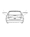 Chrysler Emblem Diagram - 4857662AC