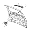 Ram C/V Windshield Wiper Diagram - 5113411AB