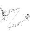 Dodge Journey Catalytic Converter Diagram - 68079279AA