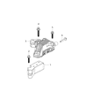 Chrysler 200 Transmission Mount Diagram - 68233389AA