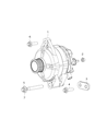 Jeep Compass Alternator Diagram - 68348758AB