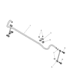 Chrysler Pacifica Sway Bar Bushing Diagram - 4766876AC