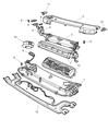 Dodge Durango Blower Motor Resistor Diagram - 5003133AA