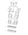 Jeep Renegade Armrest Diagram - 5YS29LXHAA