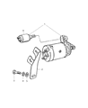 Jeep Wrangler Starter Motor Diagram - R6041012AE