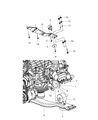 Dodge Journey Engine Mount Diagram - 5085471AD