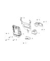 2019 Jeep Cherokee Engine Control Module Diagram - 68335084AA