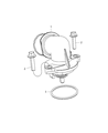 Chrysler Thermostat Diagram - 68147599AA