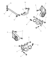 Jeep Grand Cherokee Engine Mount Diagram - 52058928