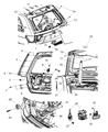 Jeep Trunk Lid Latch Diagram - 4589648AC