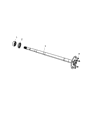 Ram Axle Shaft Diagram - 68065489AA