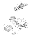 Dodge Ram 2500 Back Up Light Switch Diagram - 56045489AB