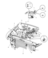 Dodge Ram 1500 A/C Condenser Diagram - 55036277