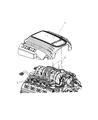 Chrysler Engine Cover Diagram - 4591895AE
