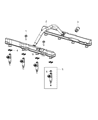 Ram Fuel Injector Seal Diagram - 68193668AA
