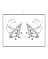 2010 Dodge Ram 4500 Car Mirror Diagram - 82207298