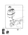 Chrysler Brake Master Cylinder Diagram - 5179926AA