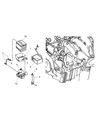 Dodge Stratus Battery Tray Diagram - 4646511AB