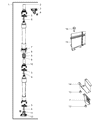 Ram Dakota Drive Shaft Diagram - 52853099AA